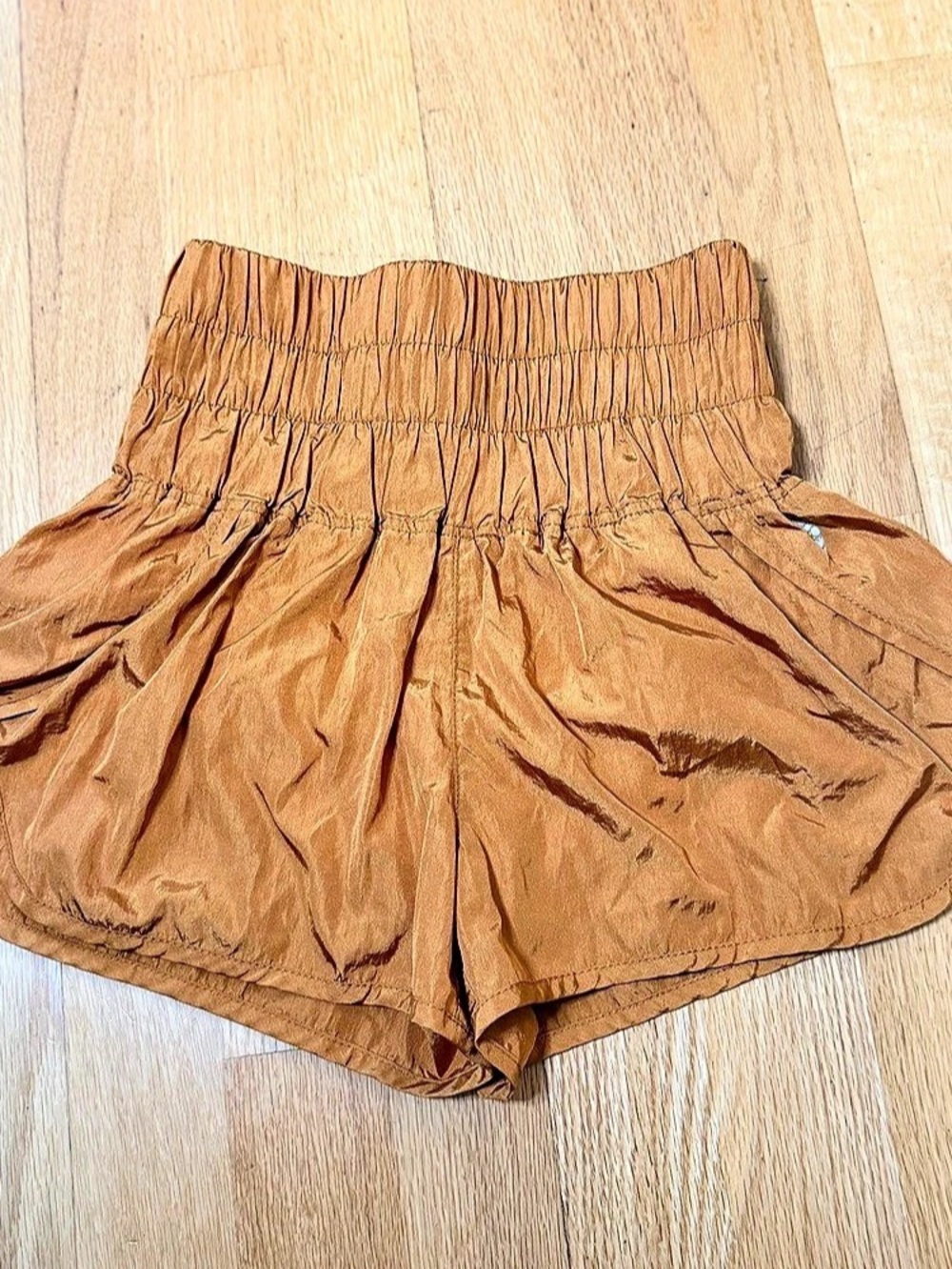 FP Movement Free People The Way Home Run Shorts Rust XS Run Activewear Sporty
